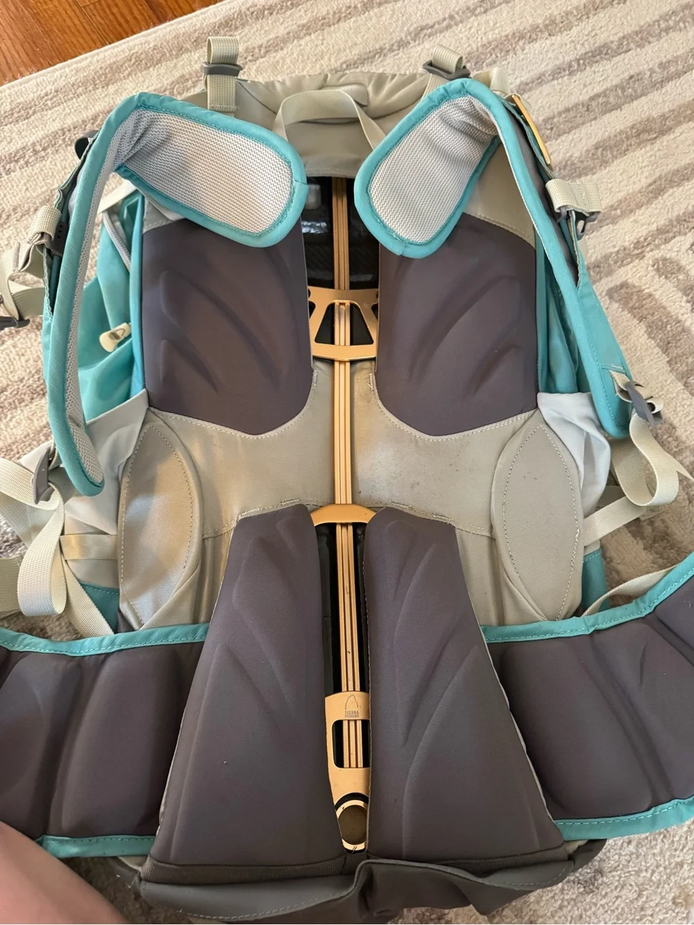 Sierra Designs Teal and Gray Hiking Backpack